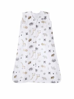 Halo 100% Cotton 0.5 TOG Sleepsack Wearable Blanket - Animal Print - Size M